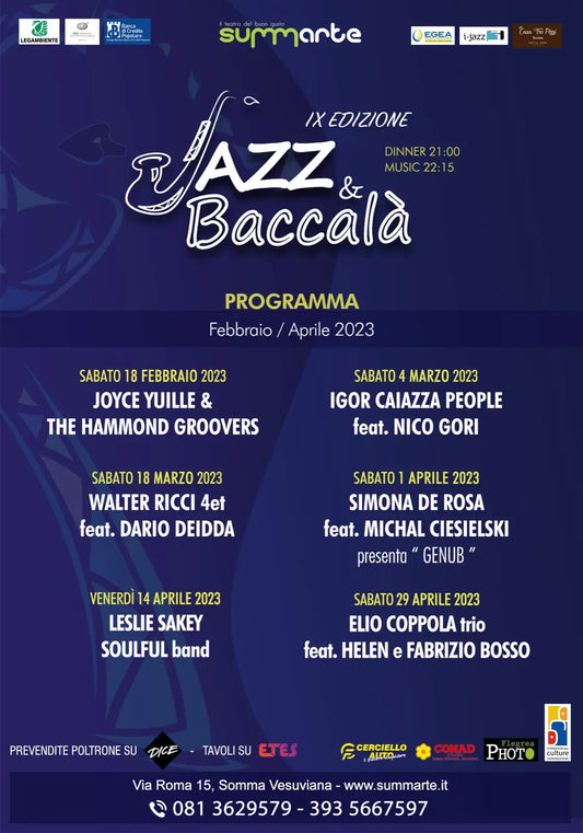 ELIO COPPOLA trio feat. HELEN TESFAZGHI e FABRIZIO BOSSO - Teatro Summarte