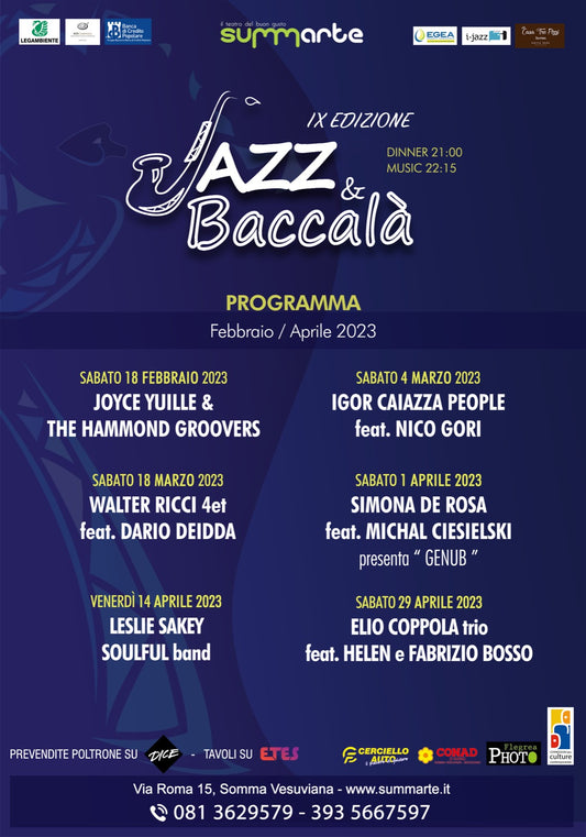 Jazz & Baccalà - IX Edizione - Febbraio/Aprile